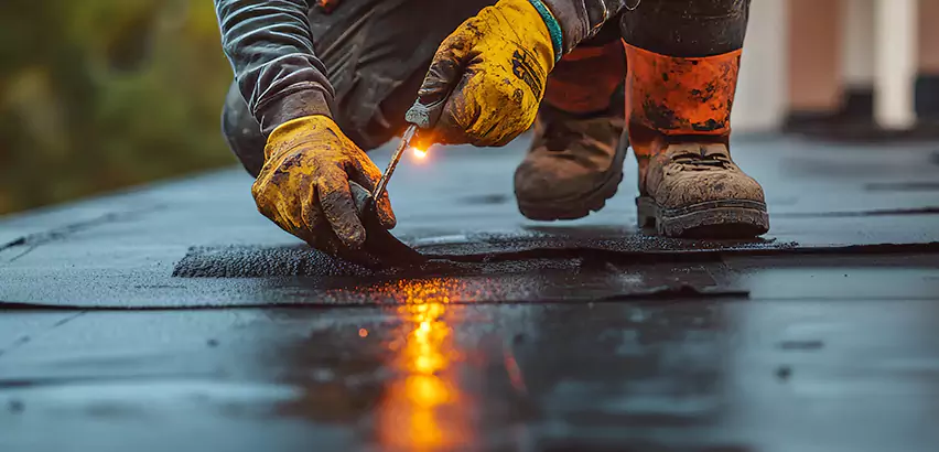 EPDM Roof Repair Tape Application in Hanover