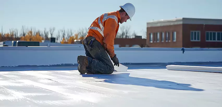 Flat Roof Drain Installation in Hanover