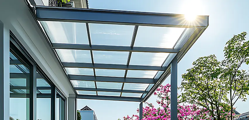 Glass Patio Roof Installation in Hanover