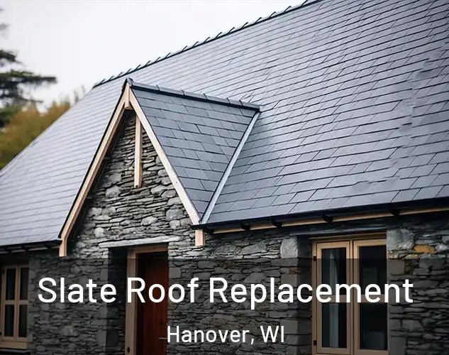  Slate Roof Replacement Hanover, WI